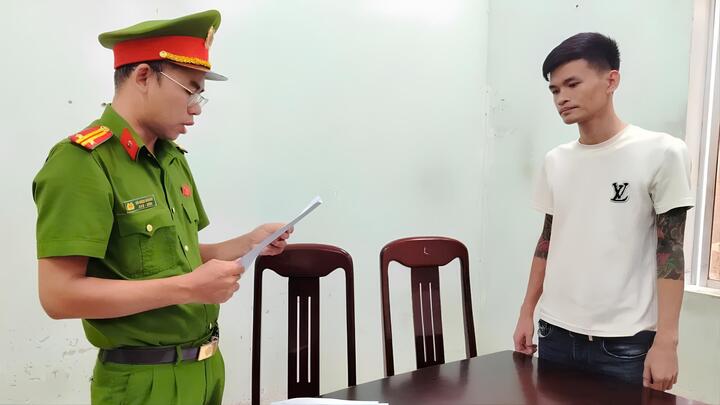 Trần Triệu Qúi tại Công an.