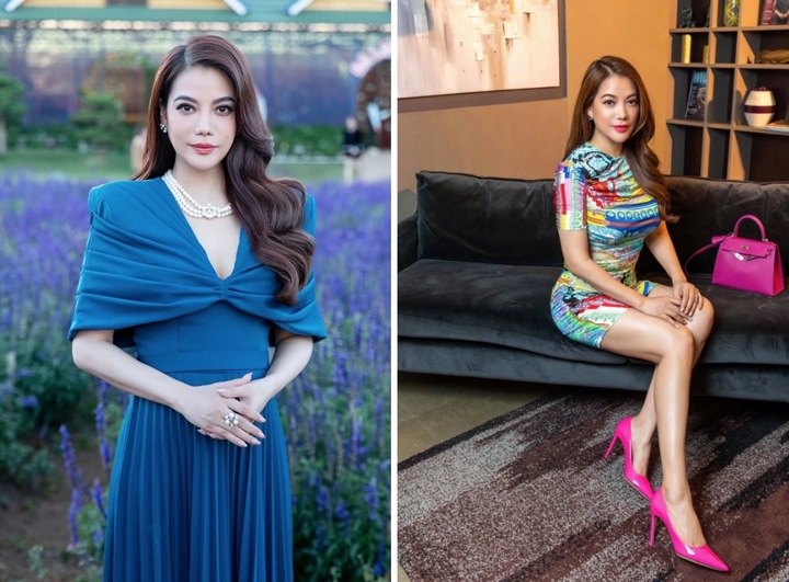 Nữ diễn viên sở hữu xe sang, đồ hiệu đắt đỏ.