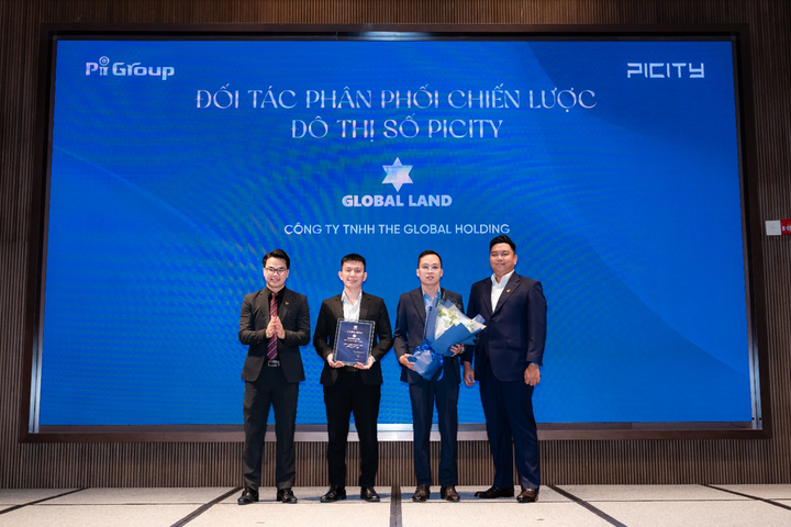 Đại diện Pi Group và Global Holding tại sự kiện ký kết hợp tác chiến lược.