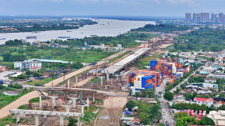 Tuyến đường Vành đai 3 dự kiến tháng 12 sẽ thông xe 24,1 km.