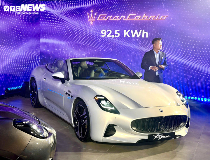 GranCabrio Folgore là mẫu xe mui trần điện đầu tiên tại Việt Nam. (Ảnh: Mạnh Hùng)