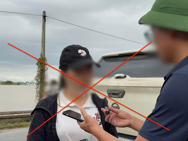 Thông tin '350 hộ dân ở Huế bị cô lập một tuần chưa được hỗ trợ' như trong clip lan truyền trên mạng xã hội là sai sự thật.