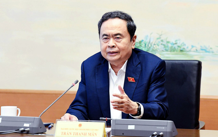 Chủ tịch Quốc hội Trần Thanh Mẫn. (Ảnh: Media Quốc hội).