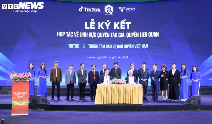 Trung tâm Bảo vệ bản quyền Việt Nam ký kết hợp tác cùng TikTok Việt Nam trong lĩnh vực quyền tác giả, quyền liên quan.