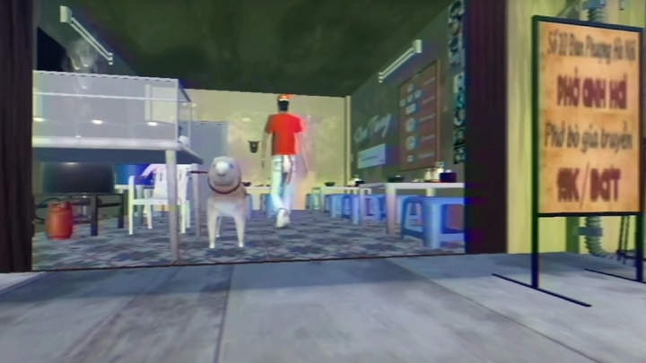 Mô phỏng bên trong “Quán phở anh Hai