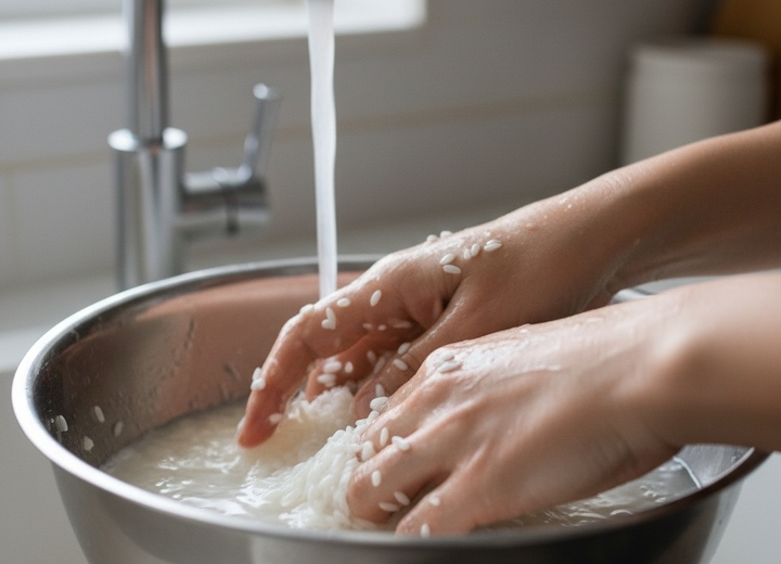 Thói quen vo gạo quá kỹ khiến nhiều người vô tình làm mất phần lớn vitamin.