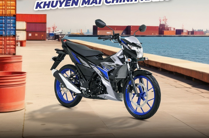 Suzuki Satria F150 FI phiên bản đặc biệt. (Ảnh: Suzuki)