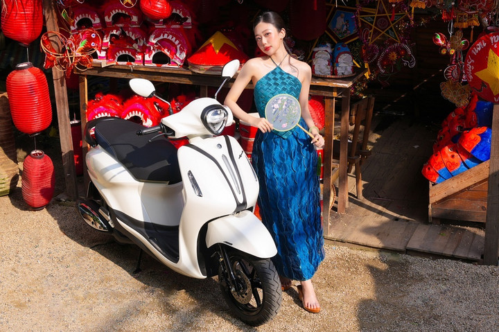 Yamaha Grande phiên bản đặc biệt màu mới 2025. (Ảnh: Yamaha)