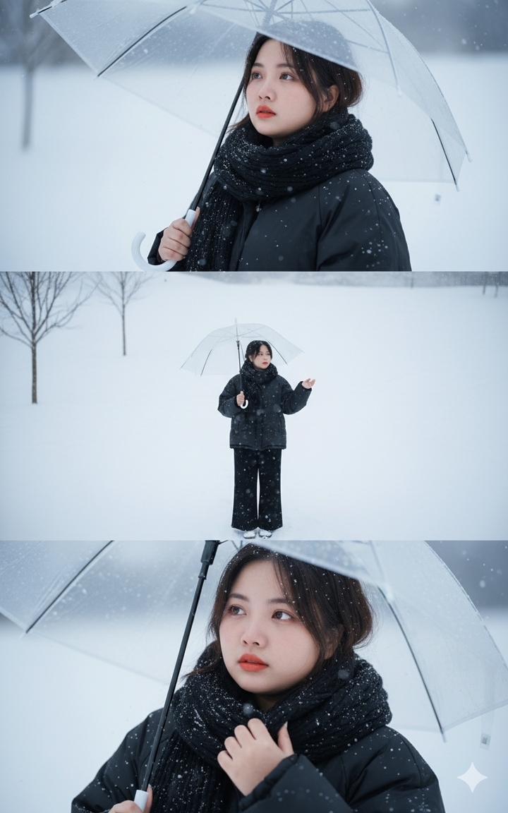 Những bức ảnh tâm trạng dưới tuyết trắng đang tràn ngập mạng xã hội.