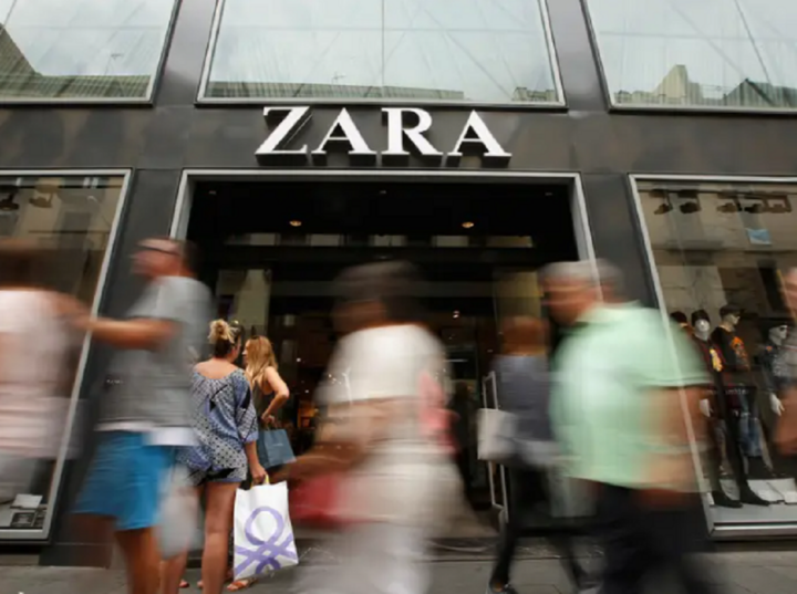 Thương hiệu thời trang Zara. (Ảnh: Independent).