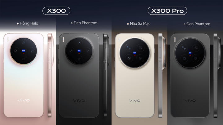 The color versions of vivo X300 Series are all luxurious and sophisticated. (Photo: vivo)