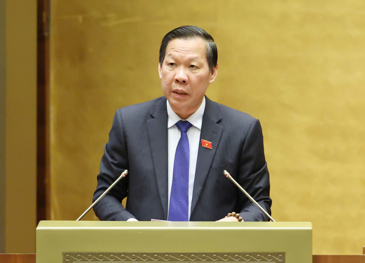 Chủ nhiệm Uỷ ban Kinh tế - Tài chính Phan Văn Mãi. (Ảnh: Media Quốc hội).