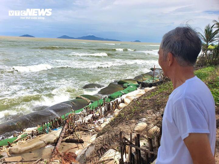Ông Trương Xuân Tý, Phó Giám đốc Sở Nông nghiệp và Môi trường Đà Nẵng, cho biết do tác động của bão số 12 gây mưa lớn và sóng biển xâm thực, bờ biển Hội An sạt lở rất nghiêm trọng. TP Đà Nẵng đã giao Bộ Chỉ huy Quân sự thành phố có những giải pháp tạm thời để hạn chế sạt lở, đặc biệt là chống chọi với cơn bão Kalmaeigi sắp đổ bộ.