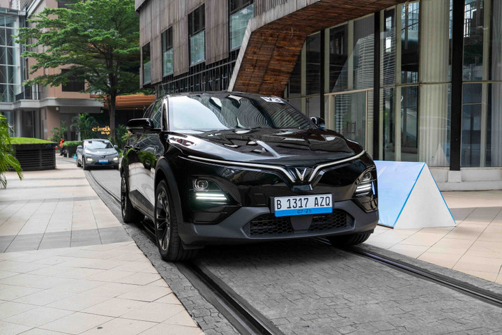 Mẫu xe VF 6 đang được mở bán tại Indonesia.