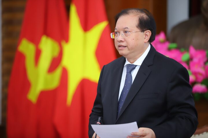 Thứ trưởng Bộ VHTTDL Tạ Quang Đông thông tin về LHP Việt Nam lần thứ XXIV.