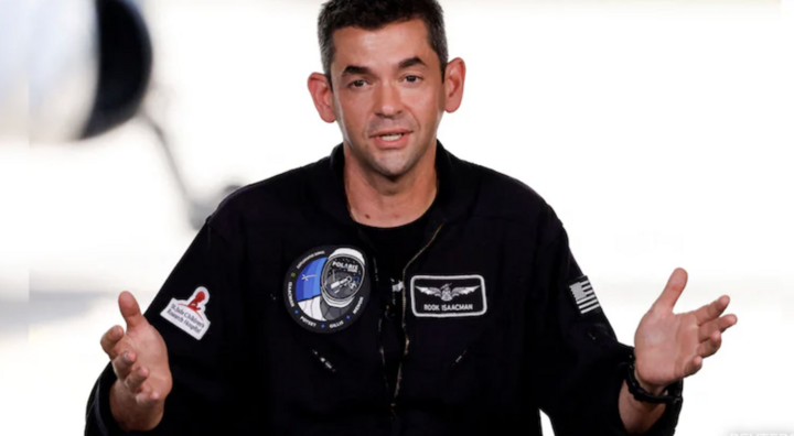 Phi hành gia Jared Isaacman. (Ảnh: Reuters)