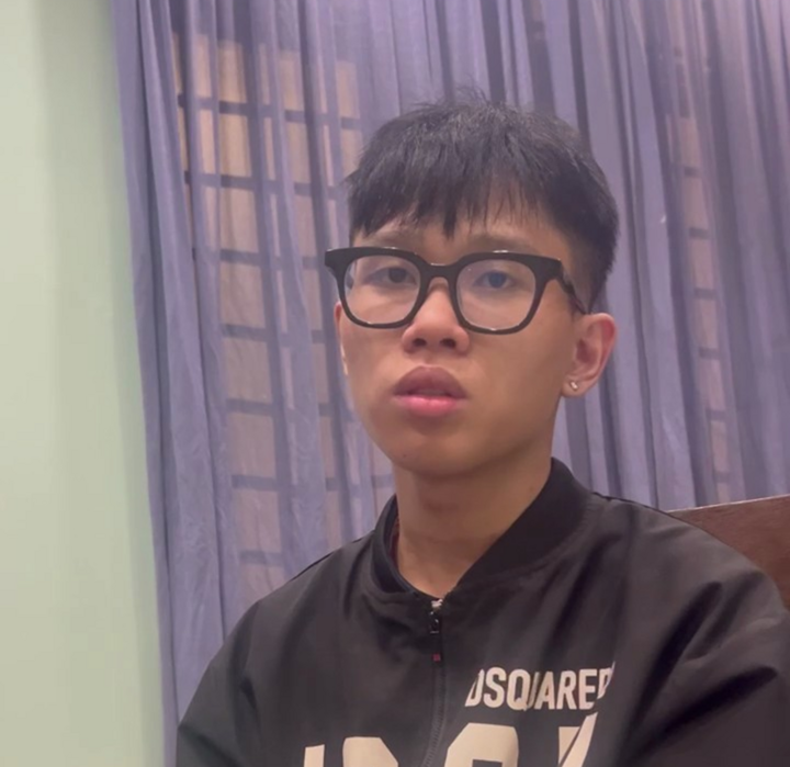 Nguyễn Vĩnh Lợi tại cơ quan điều tra. (Ảnh: CACC)