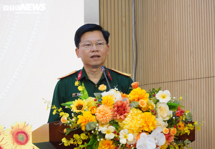 Đại tá Lê Văn Đông, Phó Cục trưởng Cục Quân y thông tin về nội dung giao lưu quân ý hai nước.