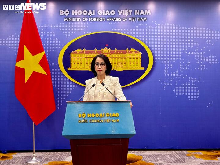 Người phát ngôn Bộ Ngoại giao Phạm Thu Hằng (Ảnh: Diễm Châu)
