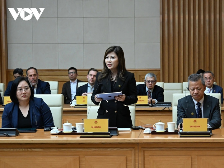 Bà Linda Tan, Chủ tịch Hiệp hội Doanh nghiệp bán dẫn toàn cầu khu vực Đông Nam Á.