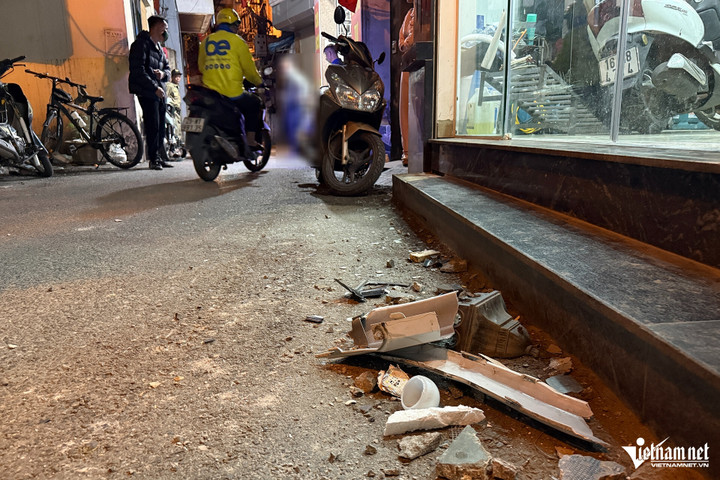 Hiện trường vụ việc. (Ảnh: Đình Hiếu)