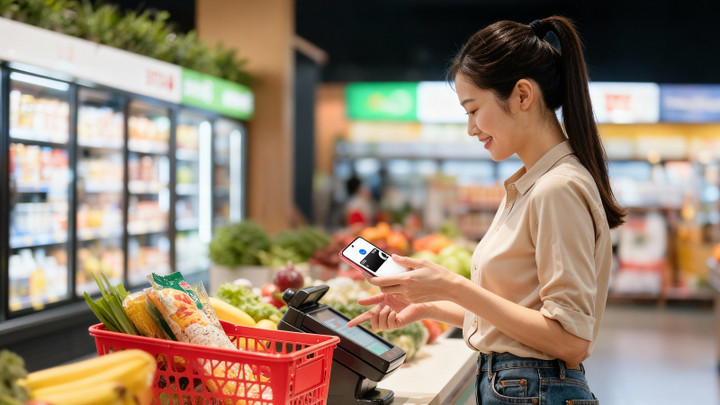 Người dùng có thể thanh toán không chạm bằng thẻ tín dụng Home Credit. (Ảnh: Home Credit)