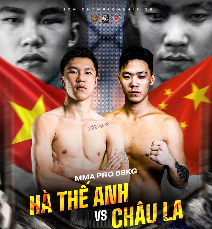 Hà Thế Anh đấu với Châu La là trận đấu tâm điểm Lion Championship 28.