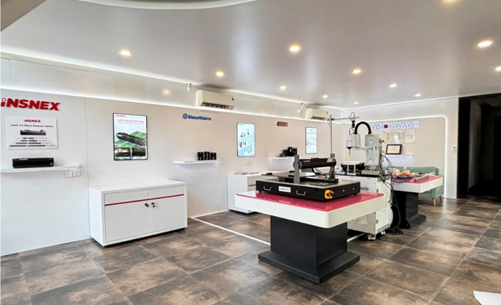 Der Showroom von VisionWave für Bildverarbeitungs- und Automatisierungslösungen in Vietnam.