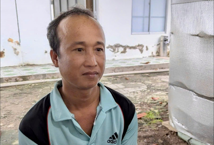 Nguyễn Văn Phúc tại cơ quan công an. (Ảnh: CACC)