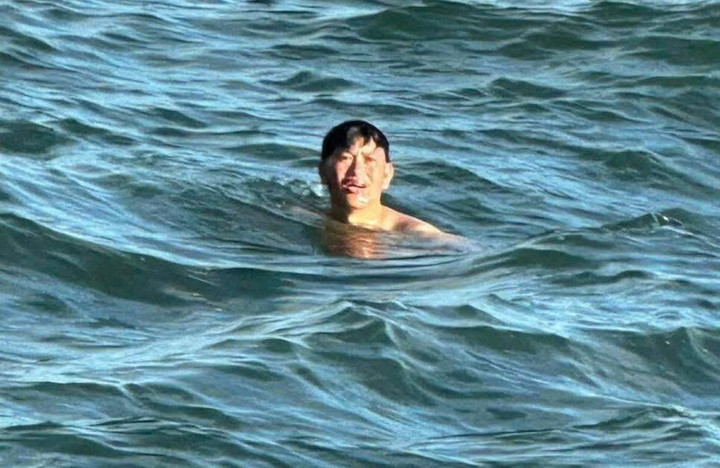 Anh Lê Văn Sanh được phát hiện và cứu sống. (Ảnh: B.P)