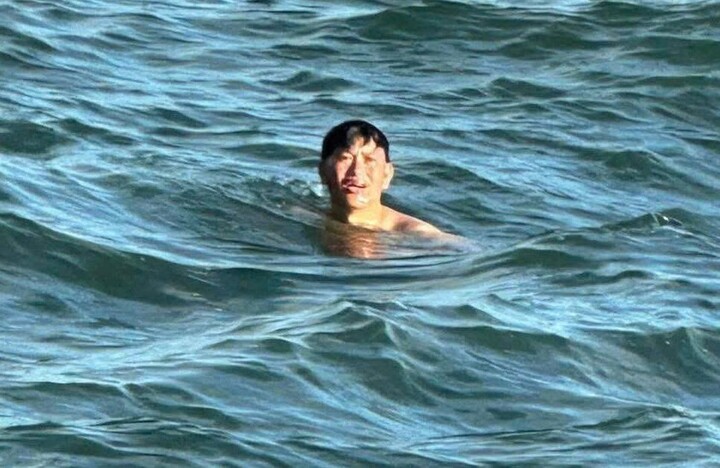 Anh Sanh được phát hiện và cứu vớt vào chiều 8/11. (Ảnh: B.P)