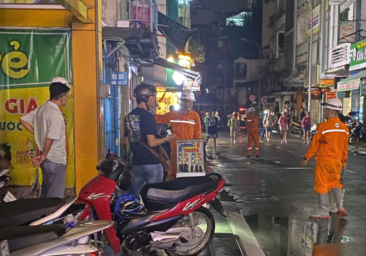 Hiện trường xảy ra vụ việc. (Ảnh: AH)