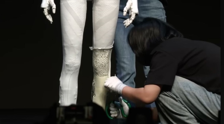 Robotskinn skärs direkt i introduktionsfasen. (Foto: Xpeng)