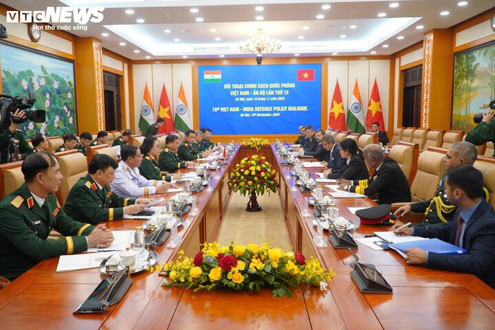 Toàn cảnh cuộc đối thoại chính sách quốc phòng Việt Nam - Ấn Độ lần thứ 15.