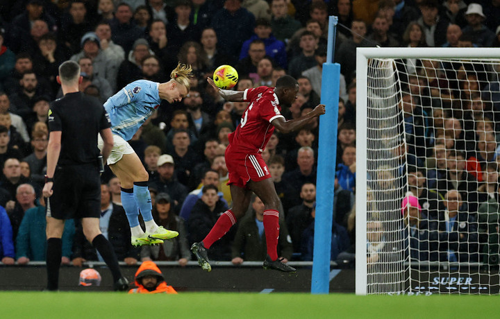 Đây là bàn thắng thứ 99 của Haaland ở giải Ngoại Hạng Anh. (Ảnh: Reuters)