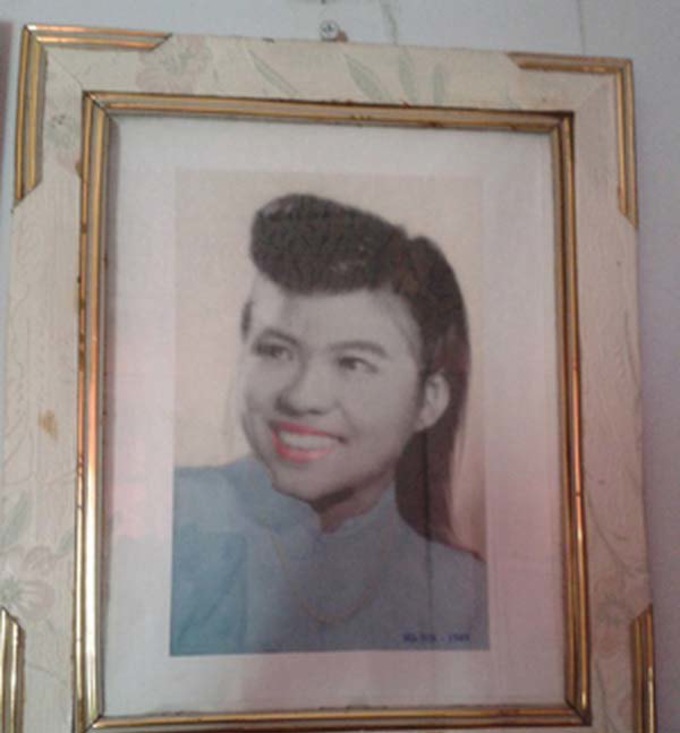 Tấm ảnh hiếm hoi của tiểu thư Trần Thị Thành còn được lưu giữ.