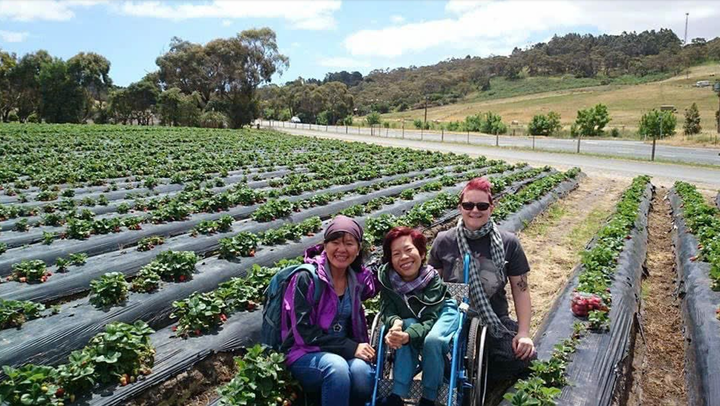 Chị Vân tham gia chương trình trải nghiệm tại Australia.