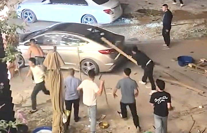 Hiện trường xảy ra vụ việc