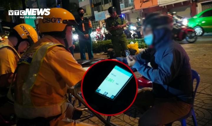 Một tháng xử phạt hơn 15.700 tài xế vi phạm nồng độ cồn ở TP.HCM.