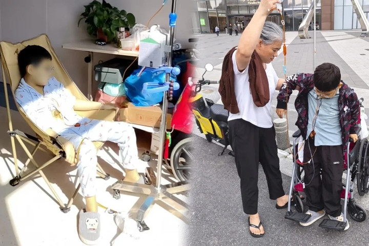 Xiaoye gần như bị cắt bỏ hoàn toàn hệ tiêu hóa do một sai sót y khoa. (Ảnh: Weibo)