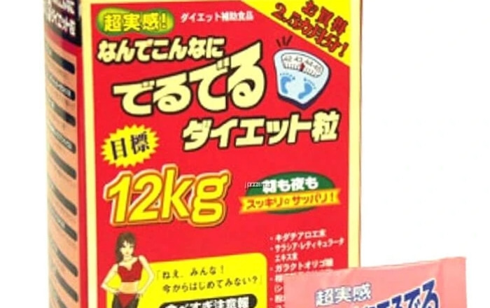 Hình ảnh sản phẩm "Giảm cân 12kg Minami" giảm mỡ bụng được kinh doanh trên mạng.