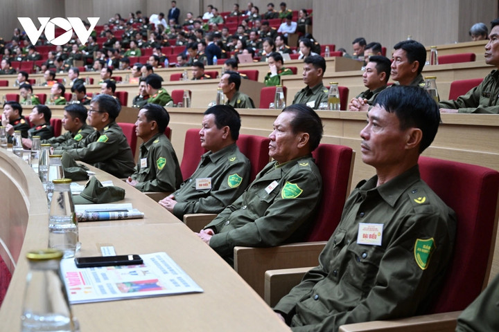 Hội nghị Sơ kết 1 năm triển khai lực lượng tham gia bảo vệ an ninh, trật tự ở cơ sở.