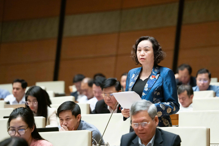 Đại biểu Cao Thị Xuân.