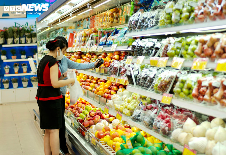 Các măth hàng rau quả cũng tăng mạnh.