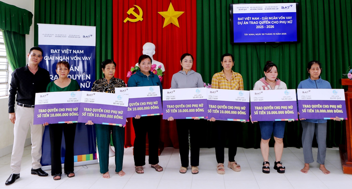 BAT Việt Nam phối hợp cùng Hội Liên hiệp Phụ nữ tỉnh Tây Ninh tiếp tục triển khai chương trình “Trao quyền cho phụ nữ” giai đoạn 2025-2026.