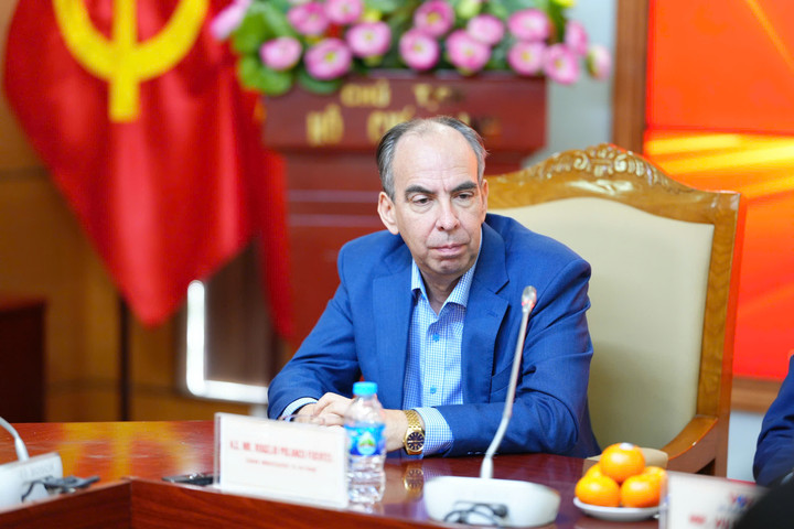 Đại sứ Rogelio Polanco Fuentes. (Ảnh: Đinh Trung)