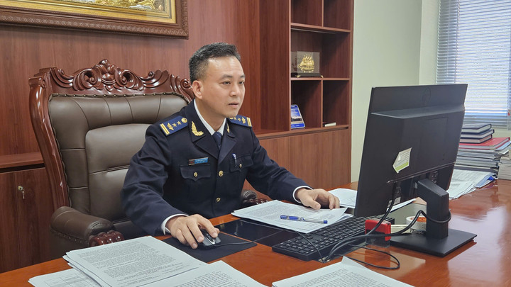 Ông Nguyễn Quang Bách, Đội trưởng đội Hải quan cửa khẩu Tân Thanh.