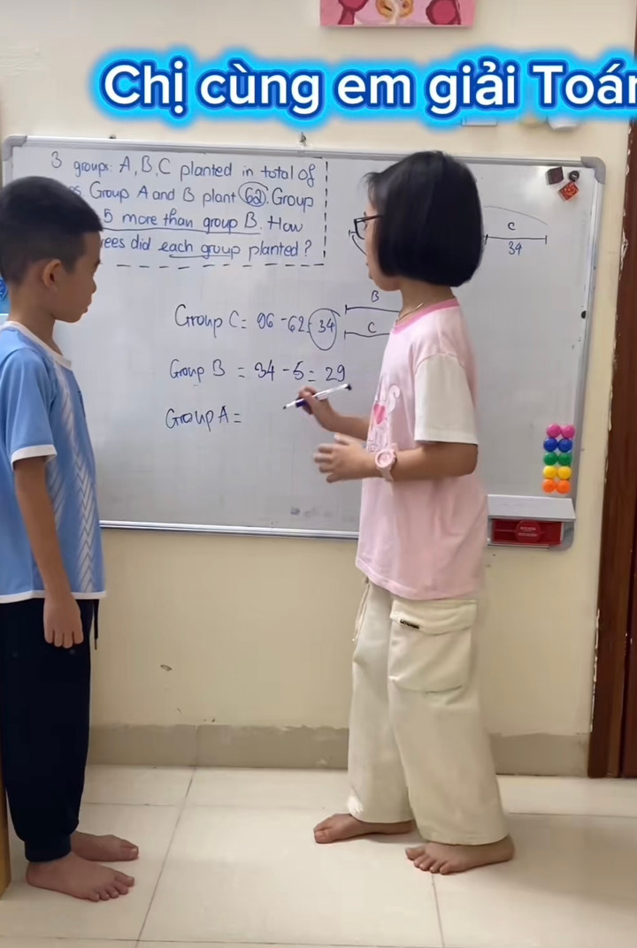 Dân mạng trầm trồ về khả năng sư phạm của cô bé 9 tuổi.