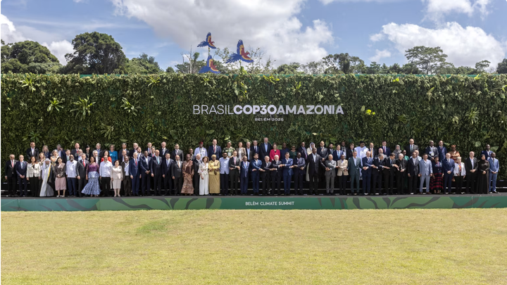 Gần 200 quốc gia tham gia vòng đàm phán khí hậu mới tại Hội nghị Thượng đỉnh COP30 ở Belem, Brazil. Ảnh: Getty Images