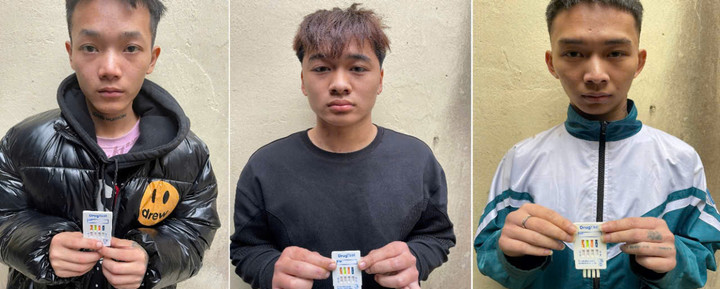 Nhóm thanh niên bị khởi tố, tạm giam do sử dụng ma túy mới dạng tinh dầu, tẩm vào thuốc lá để sử dụng trái phép. (Ảnh: CACC)